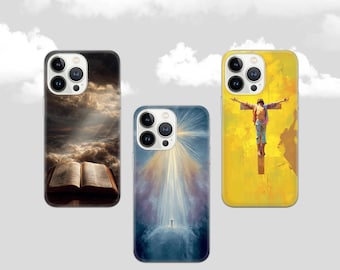 Christian Phone Case: Bible Verse Design, TPU Gel Cover