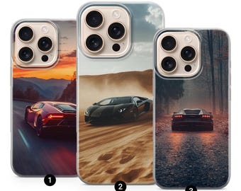 Funda para teléfono Lamborghini Supercar: Diseño de coche deportivo de lujo