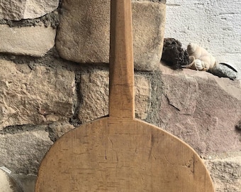 Antique Baking Board Bread Shovel, Bread Baking Board, Farmhouse Board, Kitchen Board, Cutting Board, Serving Board, Pizza Shovel, Cottage & Food Styling