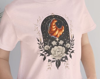 Celestial shirt Croissant shirt Funny baking shirt Foodie shirt Moon Shirt Baking shirt funny Food shirt Mom gift Moon phases shirt