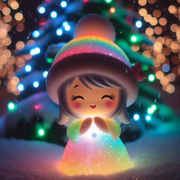 The little angel Nanny doll glows. #All #opensea #NFT #amazon #google #pinterest