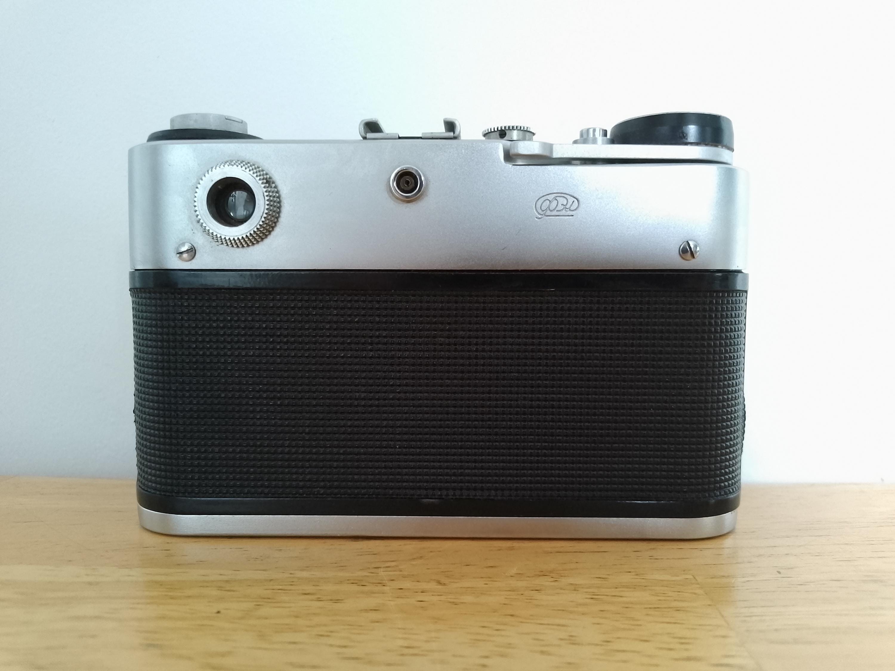 改修済みFED 5Bソビエトレンジファインダーカメラ、Industar 61 L/D 2
