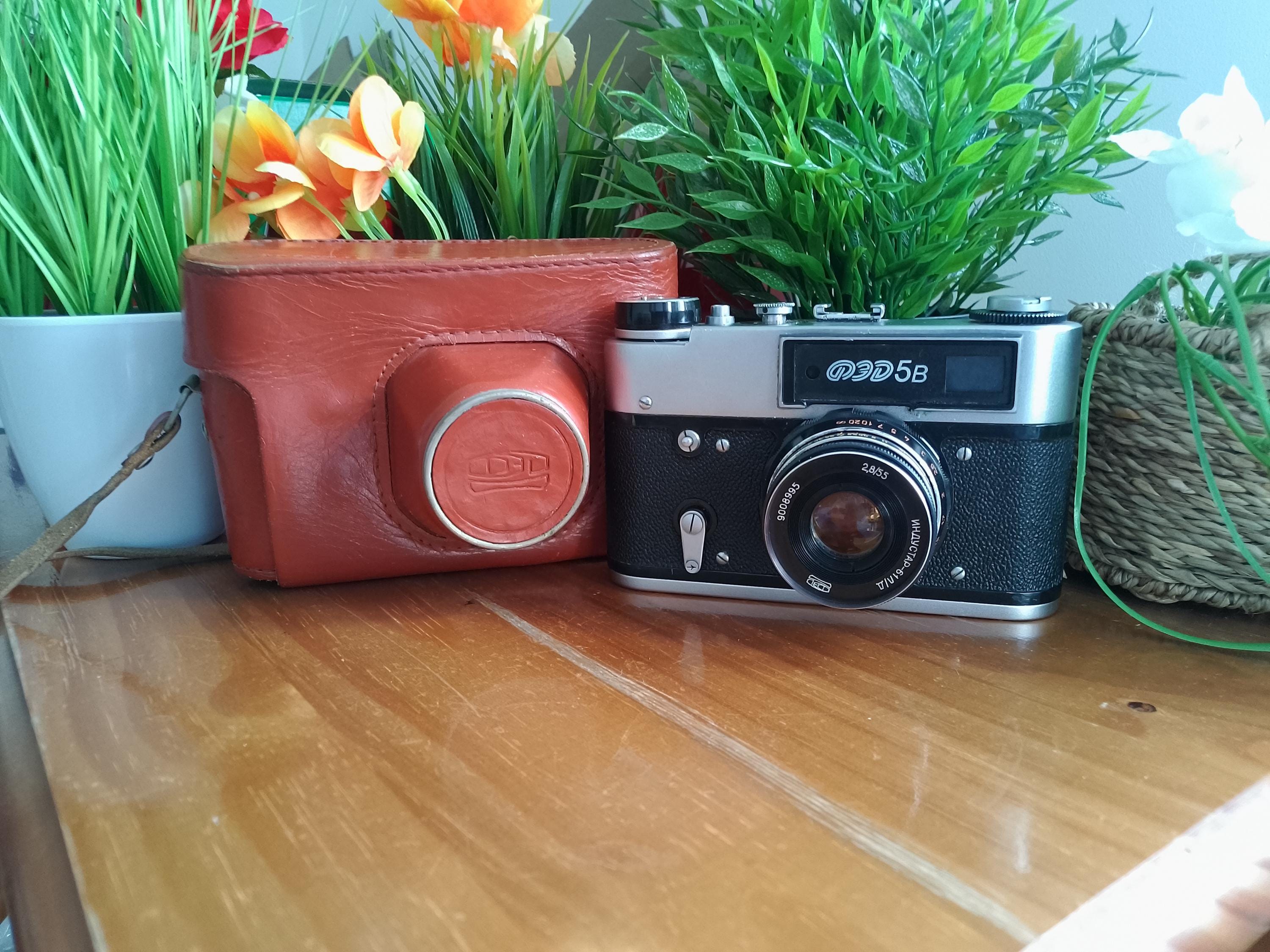 改修済み FED-5B 35 mm フィルムカメラ、ソ連製ライカ M39 マウント