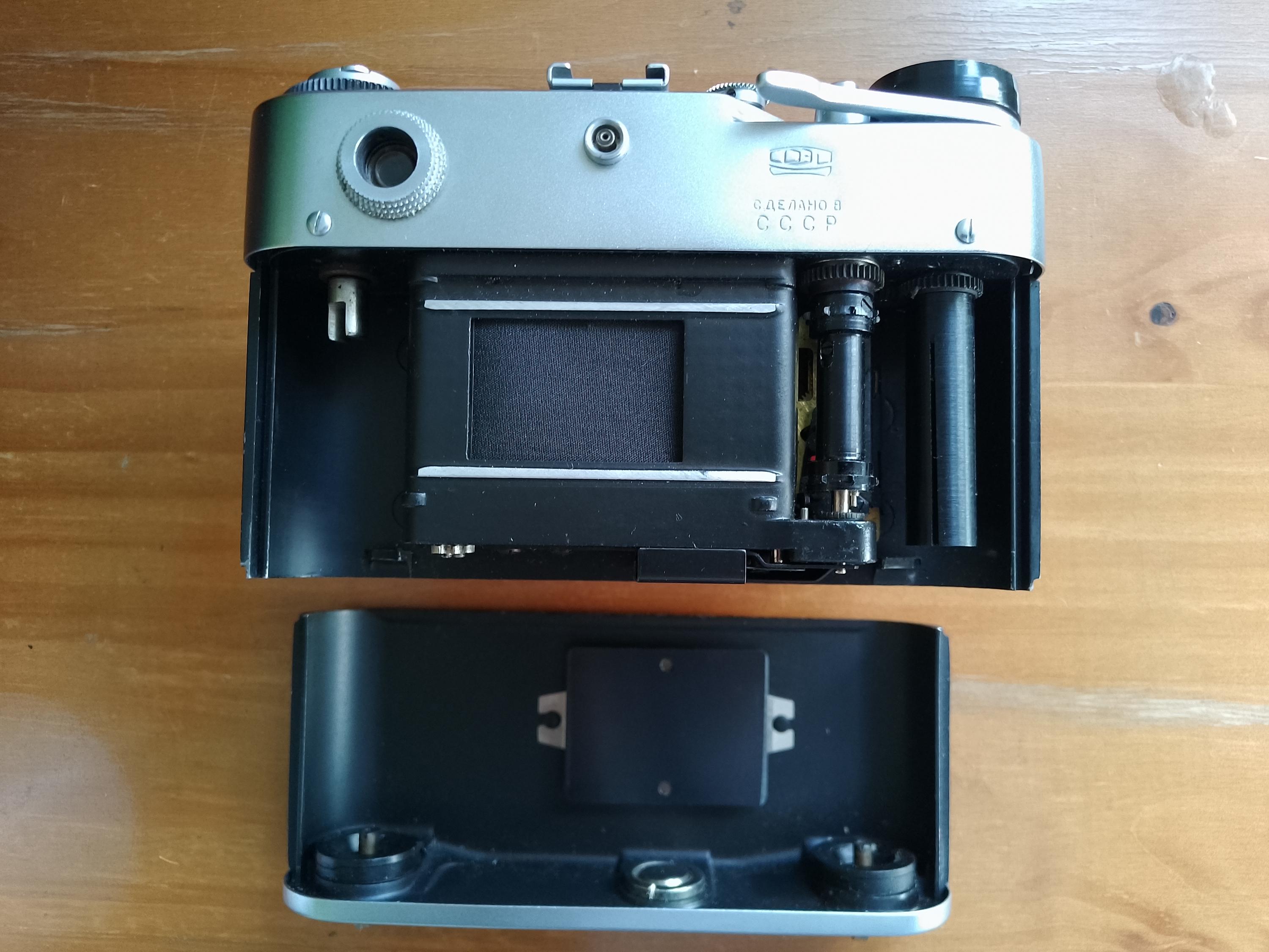 改修済み FED-5B 35 mm フィルムカメラ、ソ連製ライカ M39 マウント