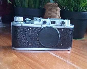 Vintage Zorki 35 mm Filmkamera, Refurbliert russischer Messsucher, Analoge Fotografie, 413086