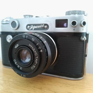 Vintage Zorki-6 Messsucherkamera: UdSSR Leica Kopie, generalüberholte M39 Montierung