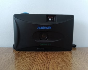 Appareil photo argentique panoramique 35 mm vintage plein format commutable, pour les débutants
