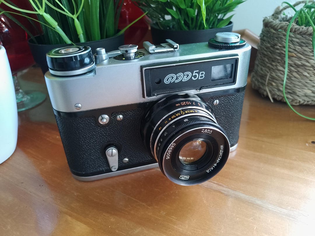カメラ 整備済 ソ連 FED 5B フィルムカメラ 作例あり ライカ L39 マウント