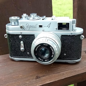 Zorki-4 VIDEO CLA Refurbished Serviced USSR Russian Rangefinder Serviced M39 Mount Leica copy Analog Mechanical 35 mm Film camera 5652539