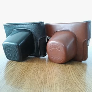 Custodia in pelle per Zenit-B,-E,EM,-ET, TTL,-10,-11 con obiettivo Industar--61L/Z,-50, Helos-44 M,-44-2,-77 Accessori per la fotografia