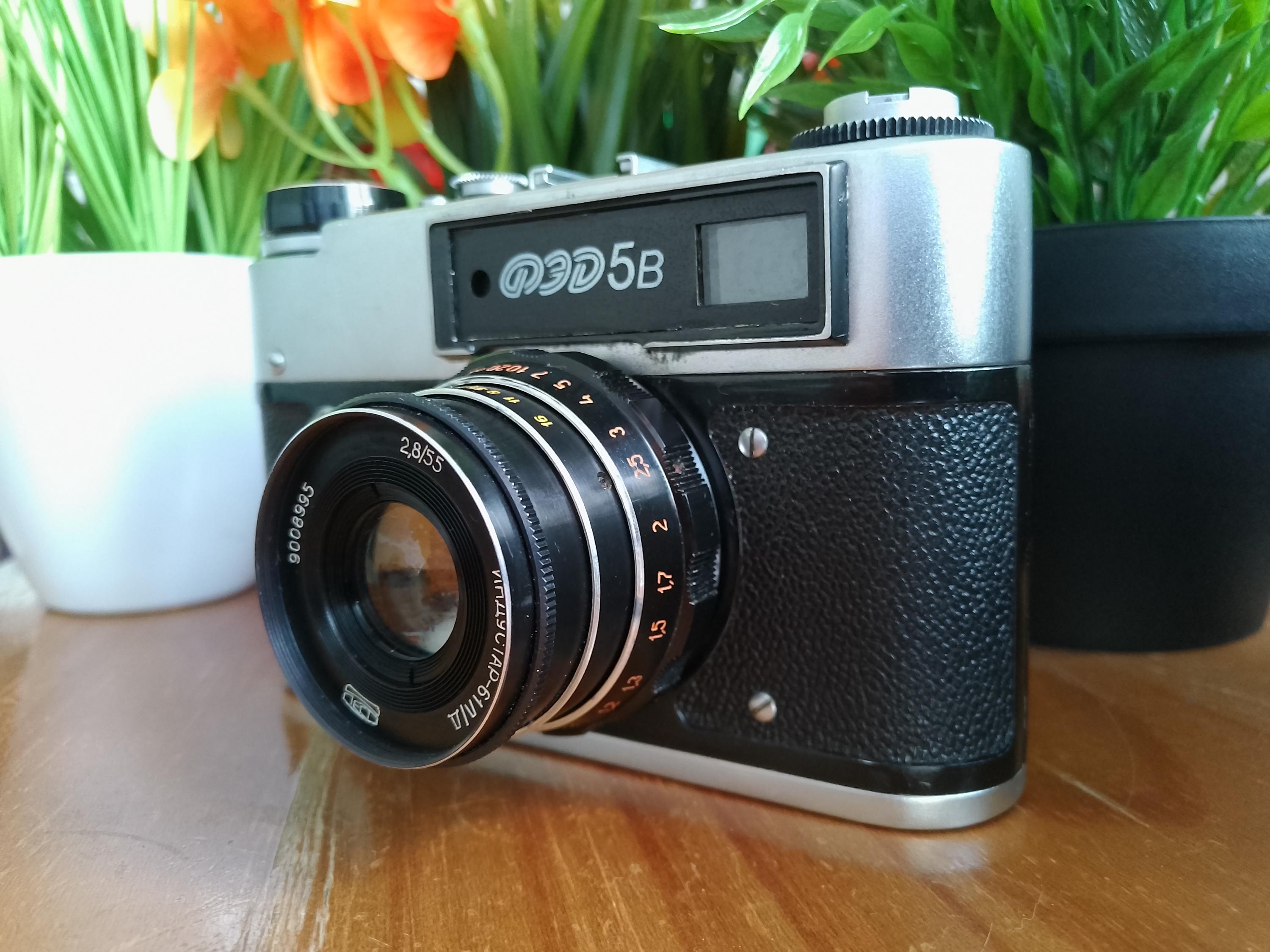 改修済み FED-5B 35 mm フィルムカメラ、ソ連製ライカ M39 マウント