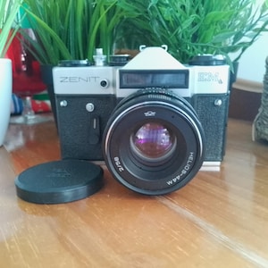 改修済みZenit-3 Mフィルムカメラ、Industar-50レンズ、ソビエト連邦製