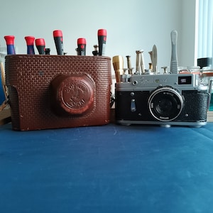 Zorki-4 VIDEO CLA Refurbished Serviced USSR Russian Rangefinder Serviced M39 Mount Leica copy Analog Mechanical 35 mm Film camera 62042891