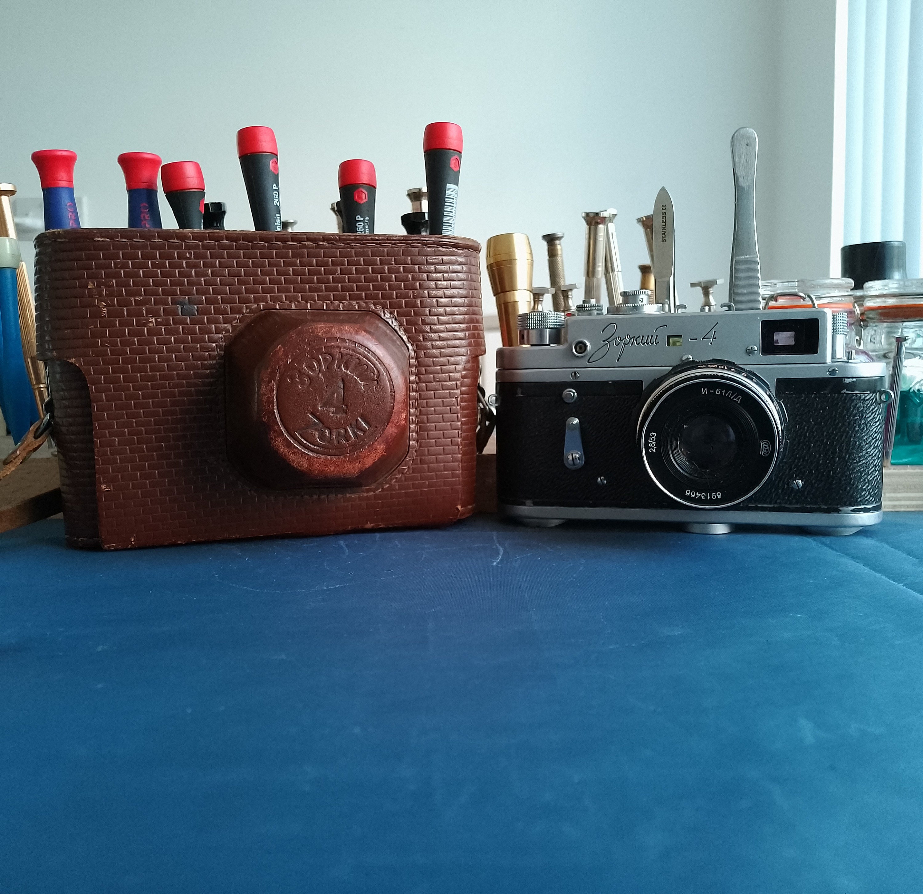 Zorki-4 VIDEO CLA gerenoveerd onderhouden USSR Russische afstandsmeter onderhouden M39-vatting Leica-kopie analoog mechanisch 35 mm filmcamera 62042891