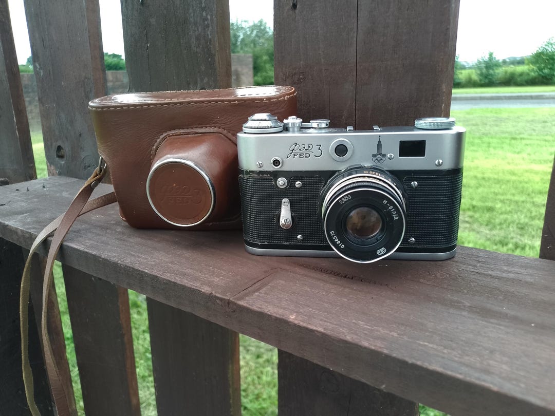 改修済み FED-3 35 mm レンジファインダーカメラ、ソ連、整備済み