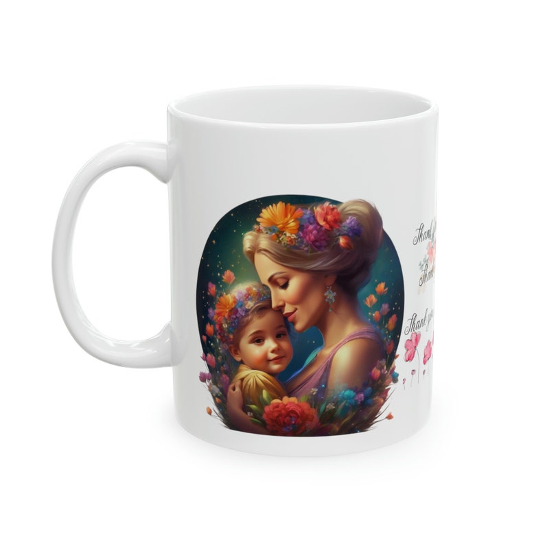 Best Mum Mug, Unique mother gift, gift for her, mummy grandma gift for mom, pink mothers day present, son or daughter gift, birthday gift zdjęcie 3