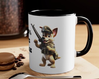 inspirational dog animal mug - dog motivational mug  - dog motivational Gift - army dog Gift animal mug army dog motivational mug gift