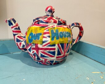 Arte de tetera 'Nuestra casa'