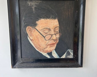 Retrato de una persona leyendo.