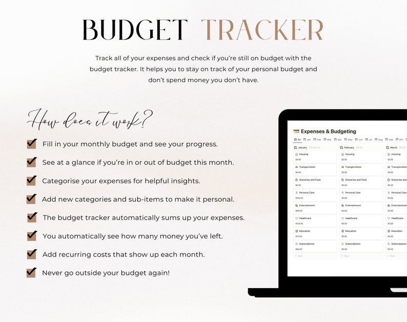 Budget Tracker: Track all of your expenses
