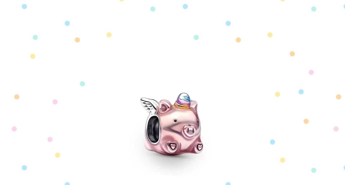 Pandora pig charm - Etsy 日本