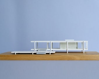 Farnsworth House, Mies van der Rohe. 1:100 scale model