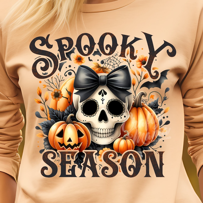 Spooky Decal for Shirts - Etsy
