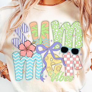 Coquette Summer Vibes PNG, Preppy Summer Png, Retro Beach Png, Retro Beach Shirt Png, Summer Vibes Shirt Png, Sublimazione Png, Trendy Summer