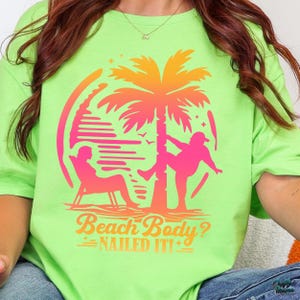 Grappig strand png, strandlichaam genageld, grappig strandshirt heren png, papa bod png, zomer png sublimatie ontwerpen, digitale downloads afbeelding 13