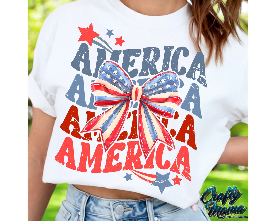 Cute America PNG, Coquette American Flag PNG, Coquette 4th of July Png ...