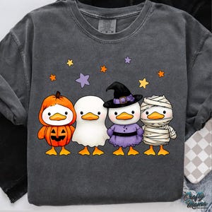 Spooky Goose PNG for Shirt, Goose Halloween Png, Halloween Sublimation Designs, Halloween Shirt Png, Goose Witch Png, Goose Ghost Png