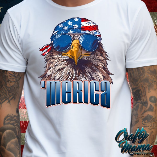 Merica Png File, American Png, 4th of July Png, Patriotic Png, America Png, Patriotic Eagle Png, Fourth Of July Png, USA Png, America Eagle