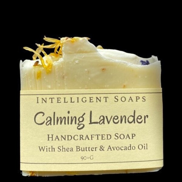 Handmade Lavander all natural cold process soap, palmfree with natural essencial oils