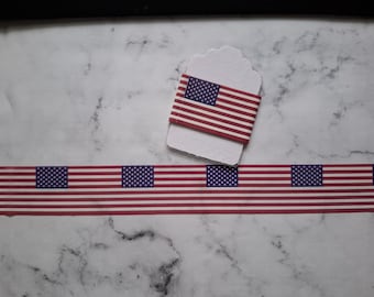 Washi Tape Sample *USA Flag* 39"inch