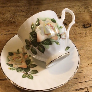 Vintage porcelain cup, English.