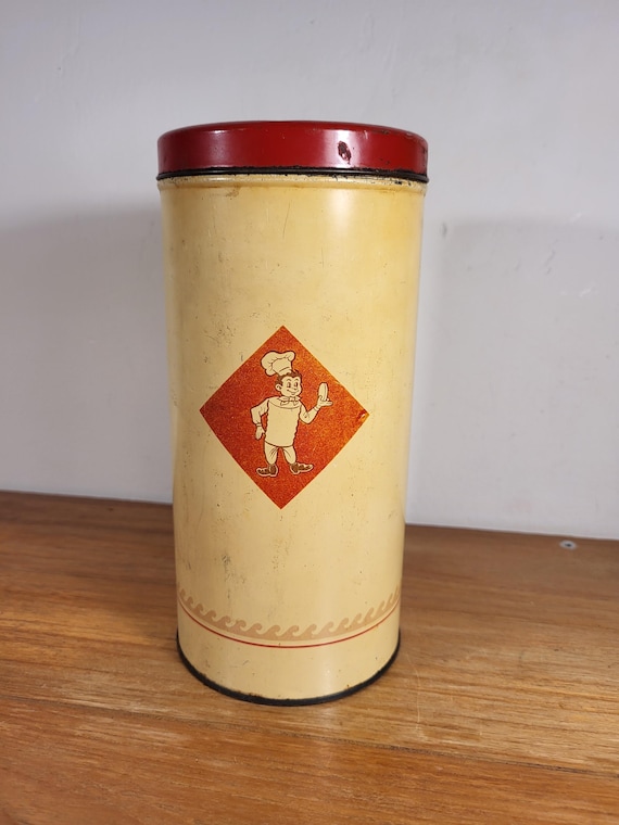 Vintage Tins, Various Brands, 60s/70s Storage Tin, Cookie Jar