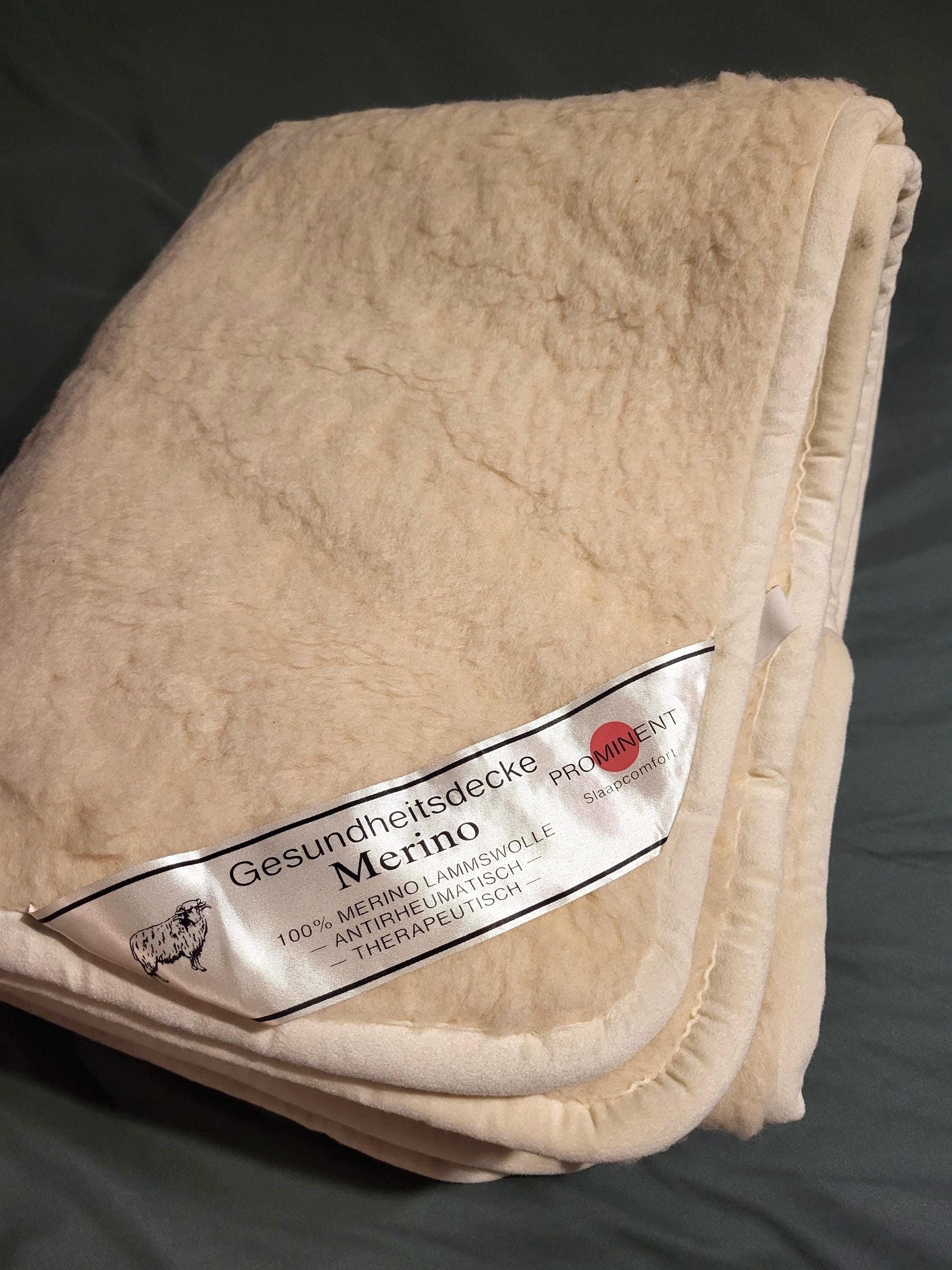 Coprimaterasso In Lana Merino E Cotone – 160x200 Cm, Doppia Faccia, Elastico Angoli, Certificato Woolmark