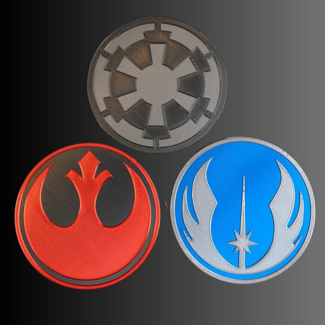 Star Wars Coasters STL File for 3D Printing
