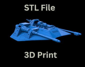 Star Wars T47 AIRSPEEDER STL File 3D Printing
