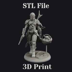 Star Wars The Mandalorian STL File 3D Printing