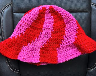 Crochet Swirl Bucket Hat - Etsy