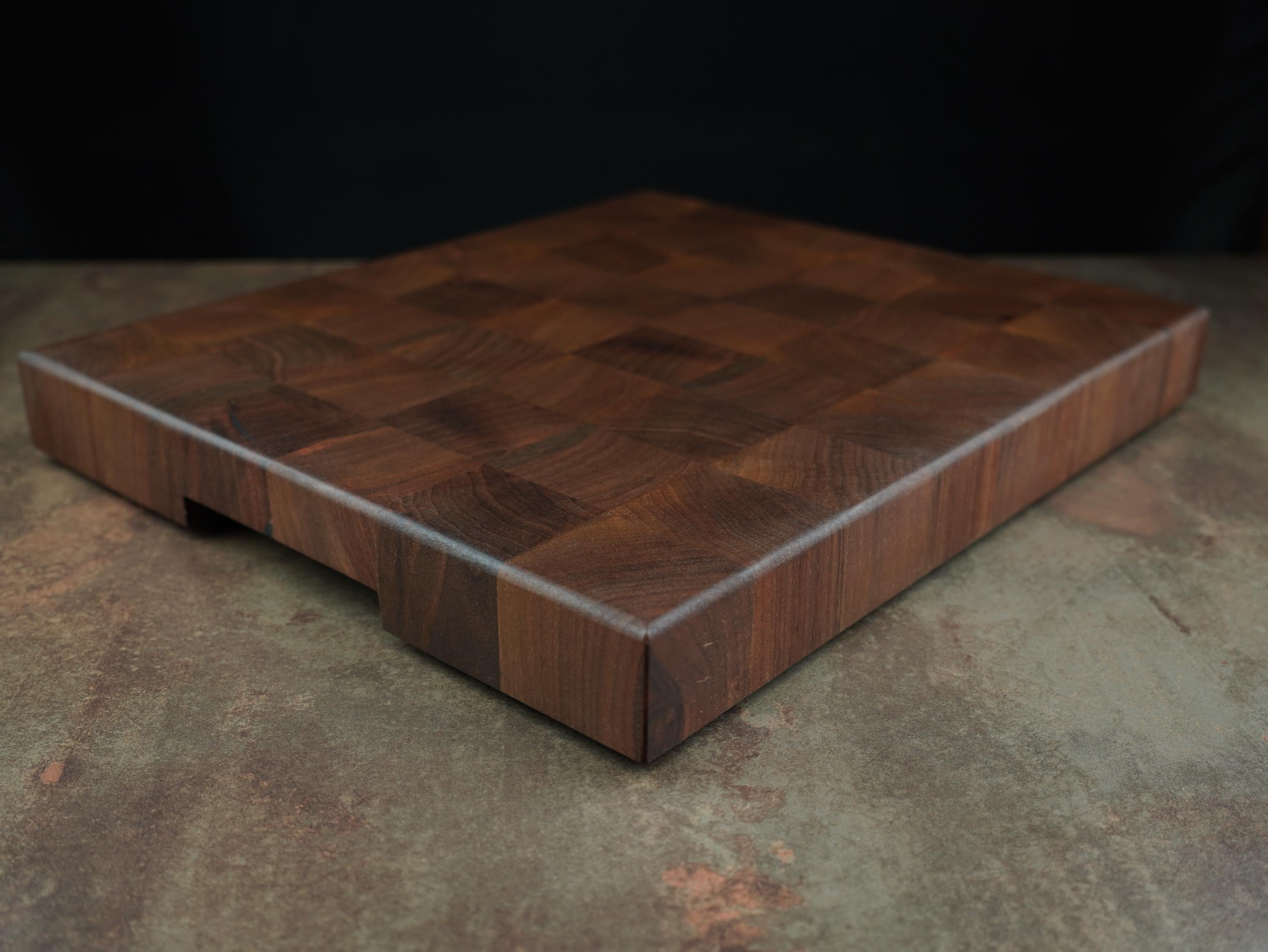 Planche à Découper En Noyer Africain Massif - Sur Mesure (30-60 Cm) Cuisine