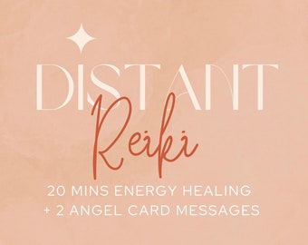 20 Minutes Distant Reiki Healing Session + 2 Angel Card Messages