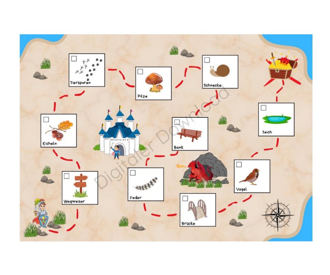 Ritter Schatzkarte F r Kinder Schatzsuche Spiel Zum Selber Ausf llen ritter-schatzkarte-f-r-kinder-schatzsuche-spiel-zum-selber-ausf-llen