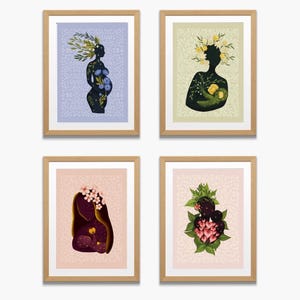 Cartes de maternité et collection de célébrations d'art imprimé Plusieurs tailles et quantités Fête des mères, décoration de chambre d'enfant, art mural de soutien à l'allaitement