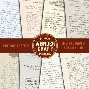 Grunge Korrespondenz Papier, Junk Journal Druckbare Briefe, Digitales Notizbuch Papier, Grunge Dekoration, Vintage Notizbuch, Notizbuch Download