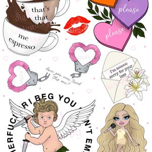 Sabrina Carpenter inspired A4 digital flash sheet