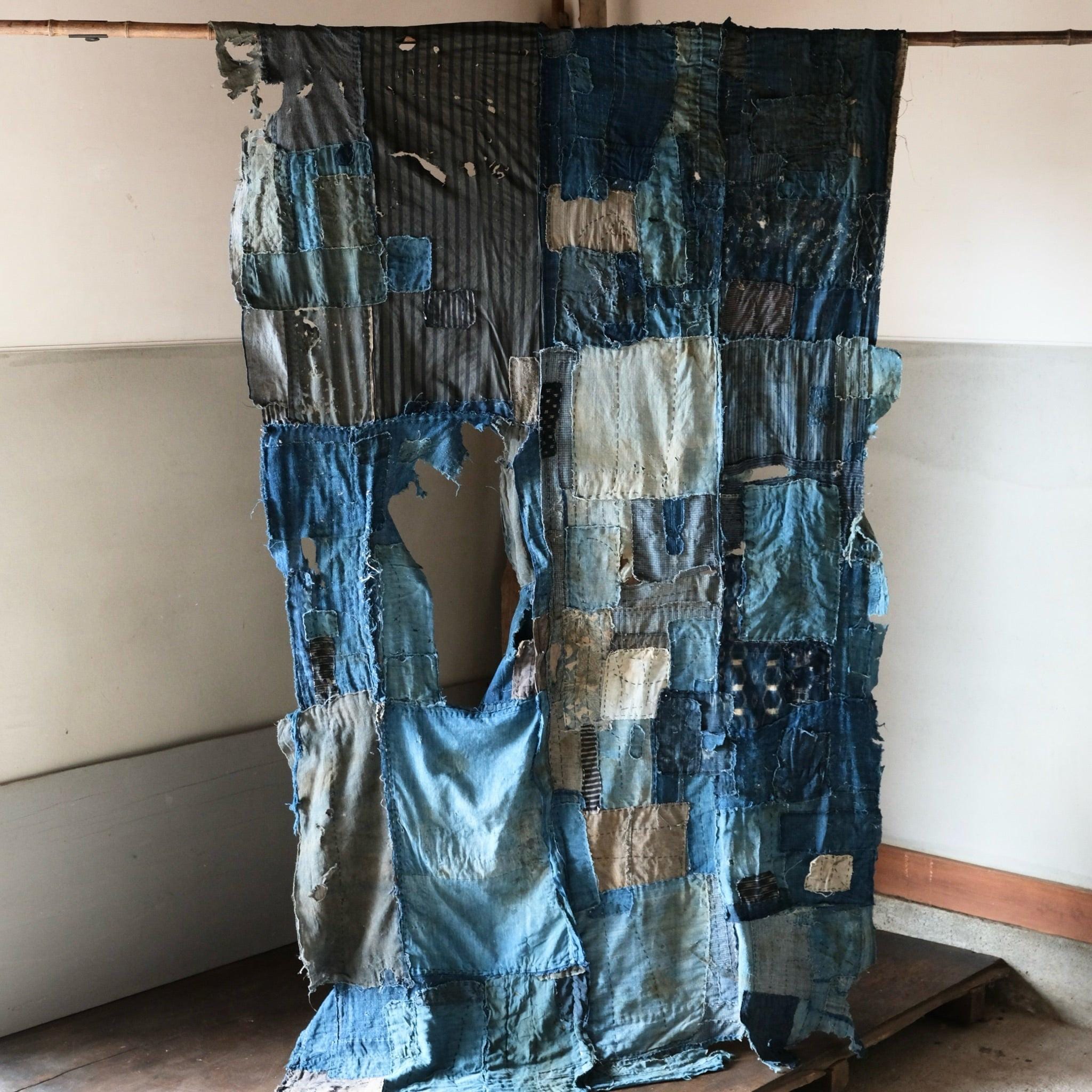 ヴィンテージ ボロ ラグ 刺し子 藍染め (a-22) - Etsy 日本