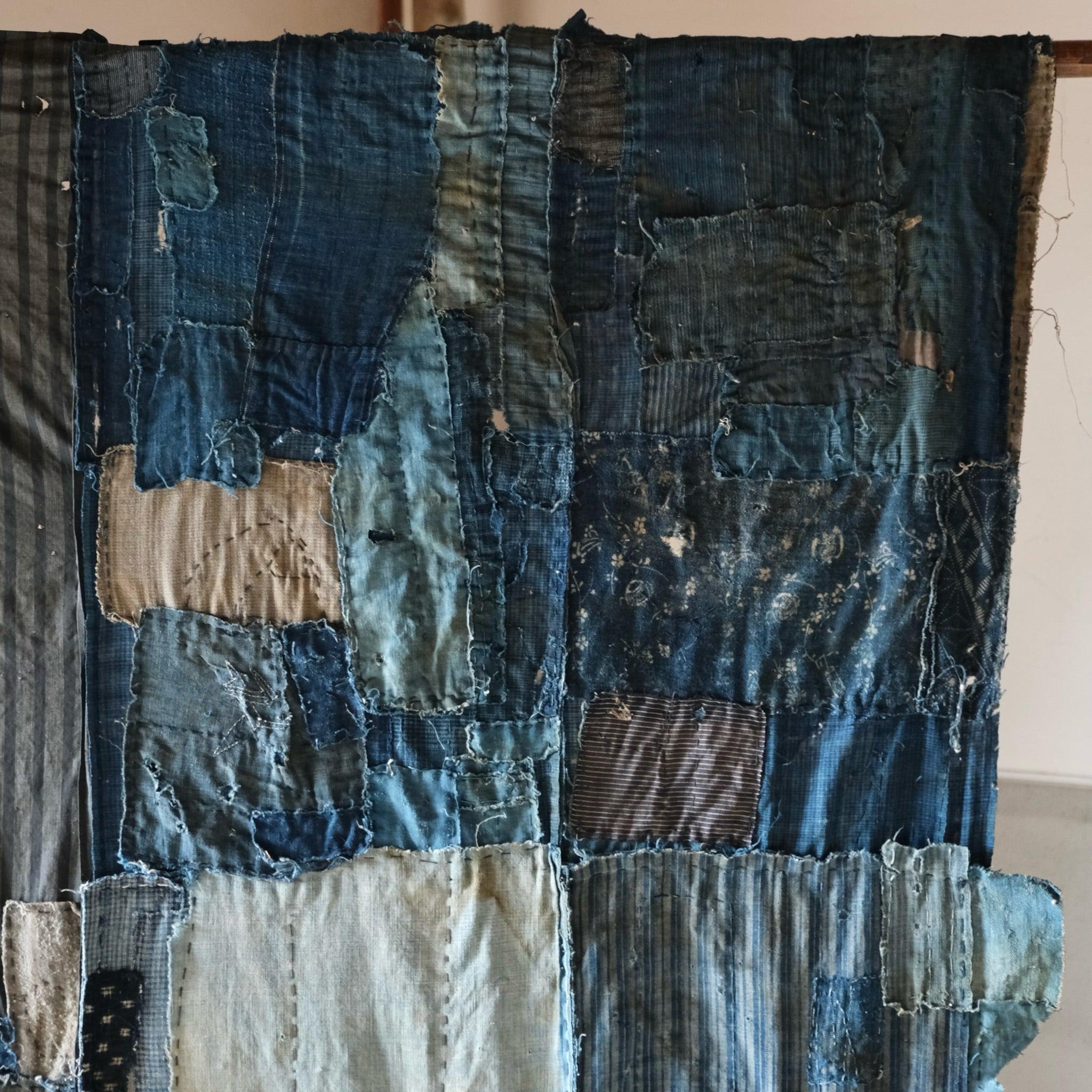 ヴィンテージ ボロ ラグ 刺し子 藍染め (a-22) - Etsy 日本