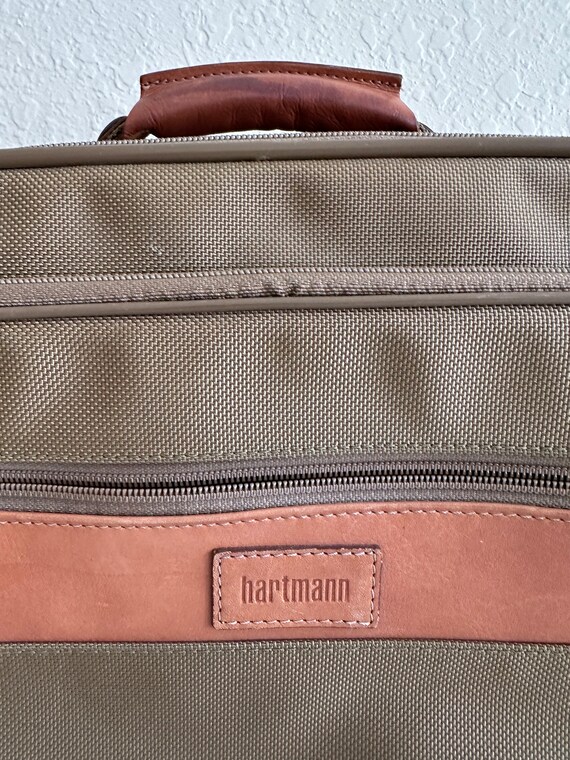 Hartmann Upright Wheeled Carry On Briefcase Overn… - image 6